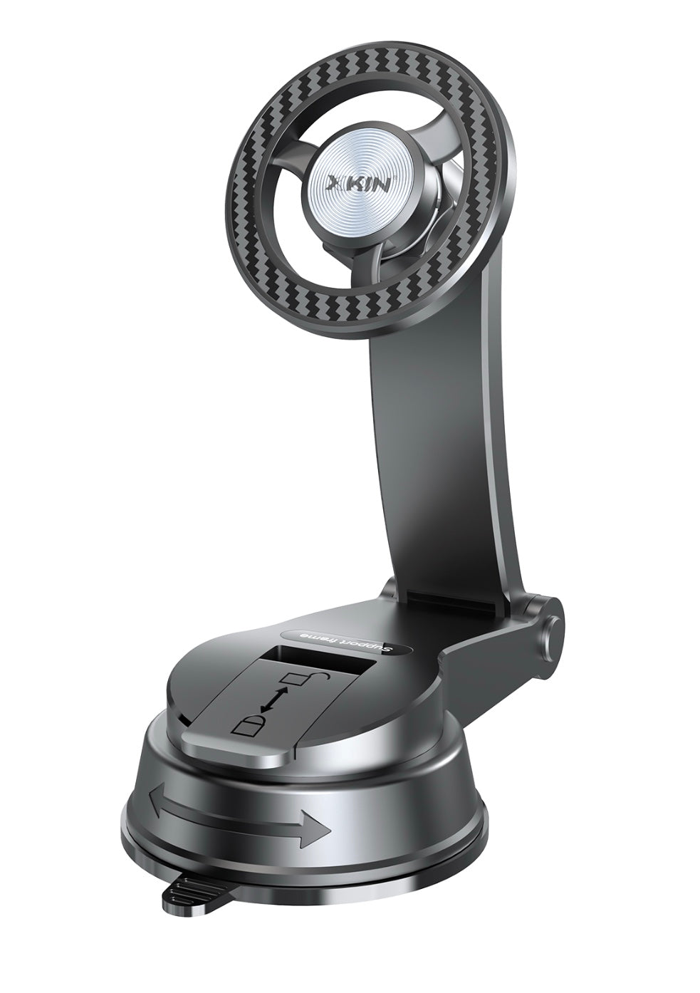 Magnetic Car Phone Holder – Dashboard & Windshield Mount, 360° Rotation
