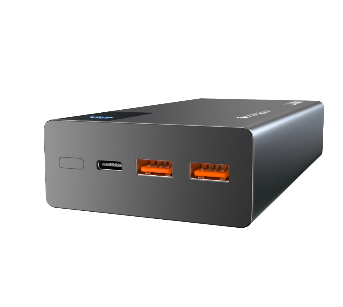 20000mAh Power Bank – 65W Fast Charging, Dual USB-A, USB-C PD, LED Display