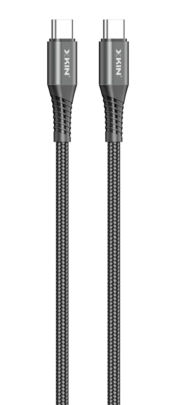 1.2M USB-C to USB-C Cable – Fast Charging & 480Mbps Data, Nylon Braided