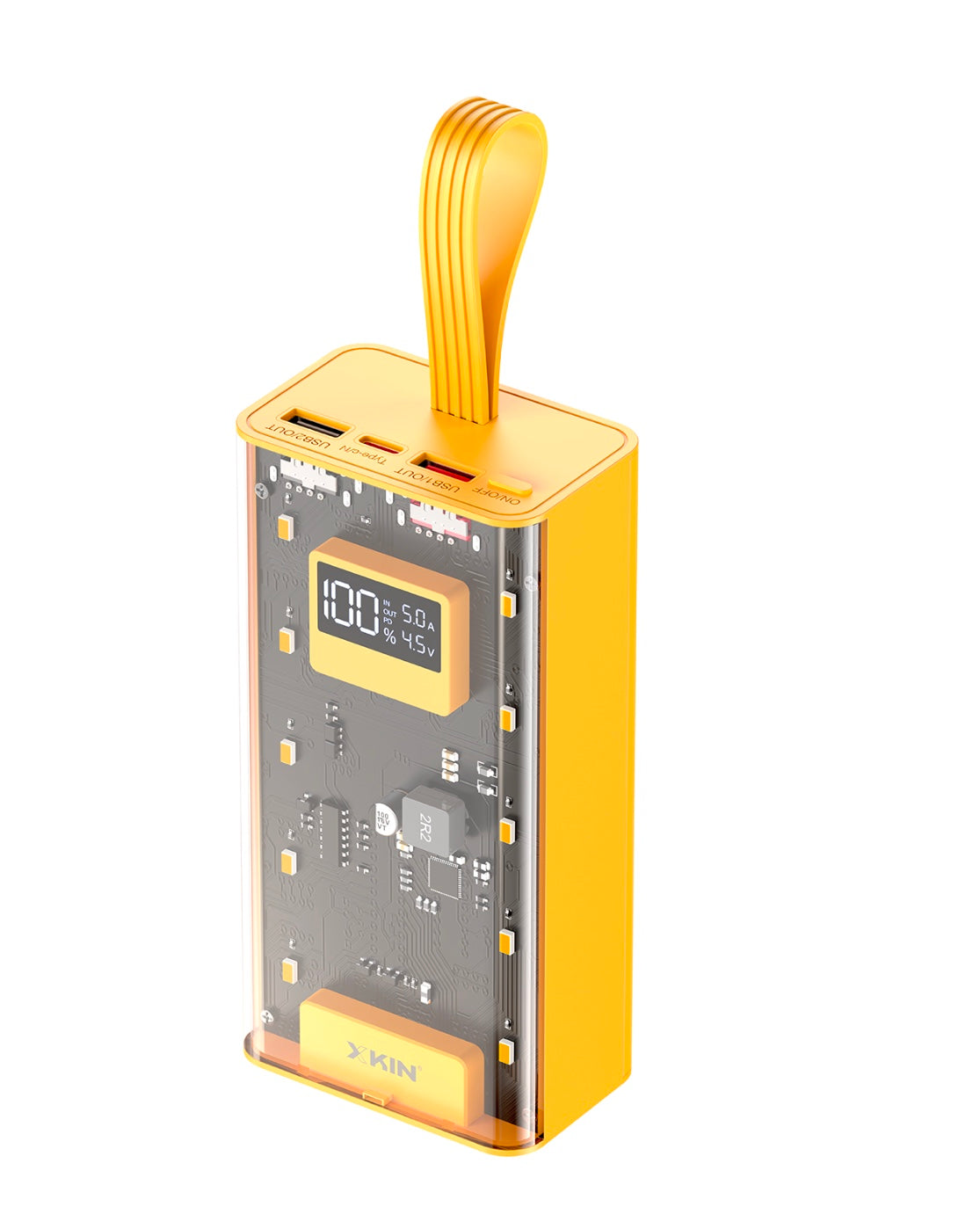 Outdoor Explorer Power Bank 20000mAh – 22.5W PD, QC3.0, Built-in Cables & Flashlight