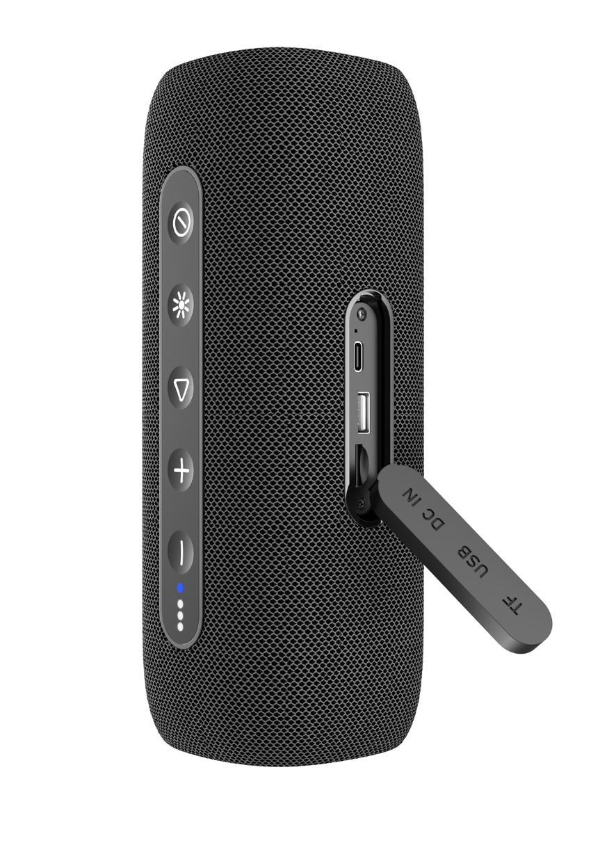 RGB Bluetooth Speaker – 30W Output, 15H Playtime, 4000mAh, AUX/TF, IPX5 Waterproof, USB-C