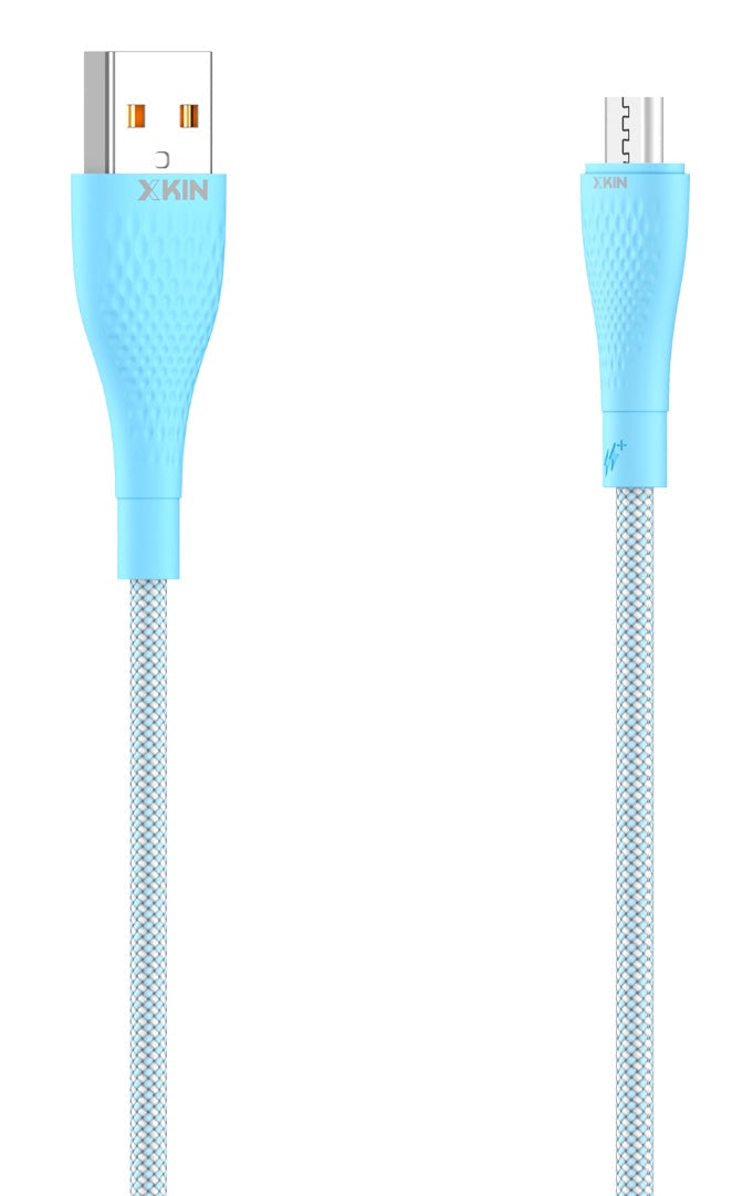 1M USB-A to Micro-USB Cable – 3A Fast Charging & 480Mbps Data, Nylon Braided