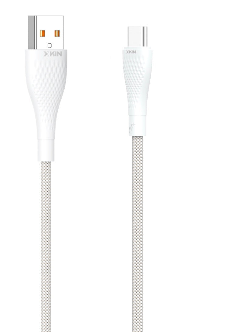 1M USB-A to USB-C Cable – 3A Fast Charging & 480Mbps Data Sync, Nylon Braided