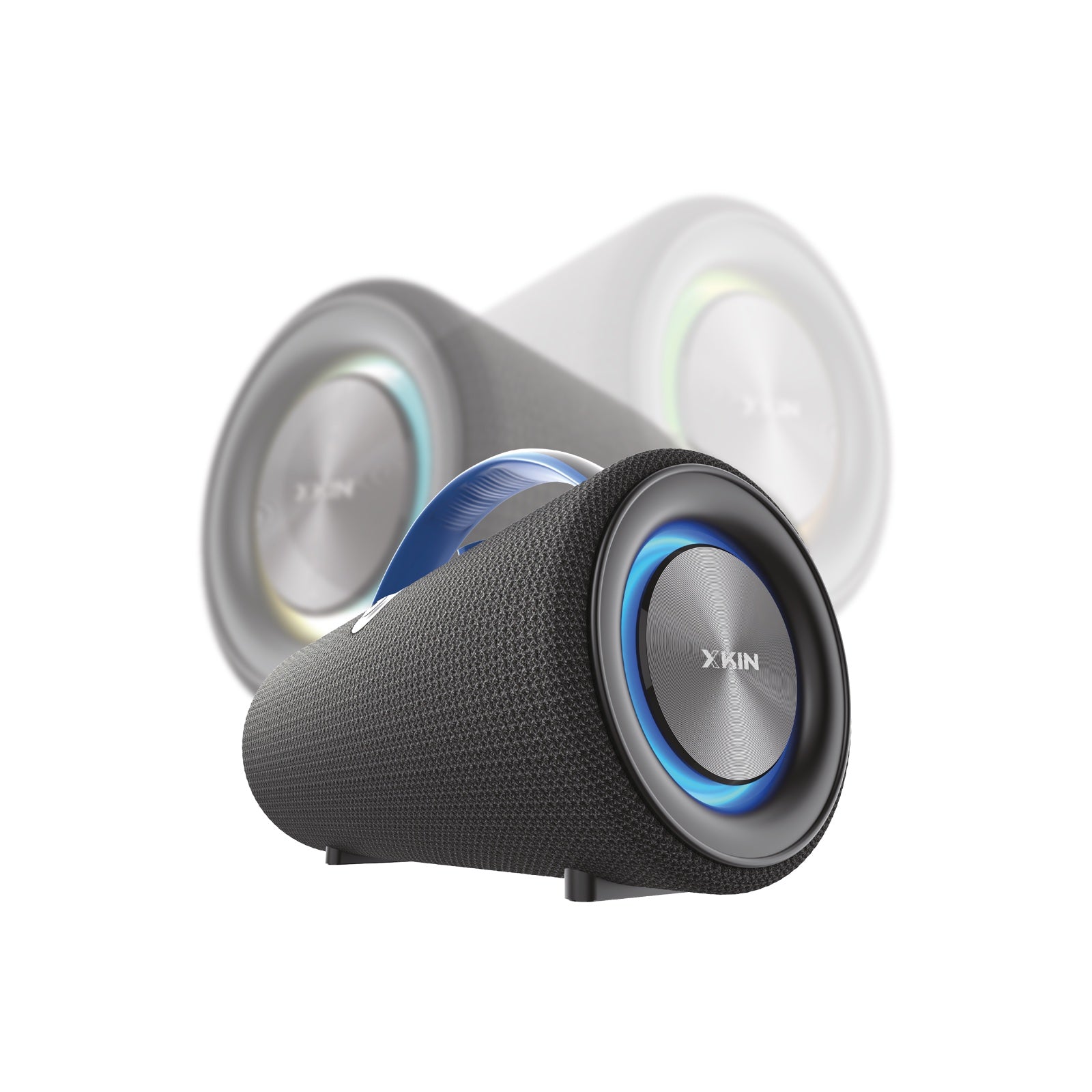 Portable Wireless Speaker – RGB Lights, IPX5 Waterproof, 14H Playtime