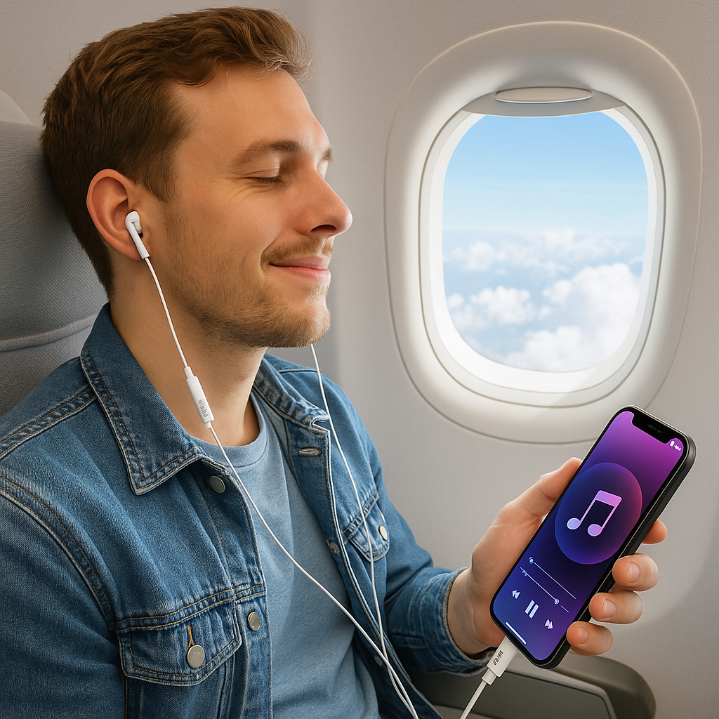 Xkin 8-Pin(For iPhone) Earphones – Wired In-Ear Headphones with Mic & Remote Control