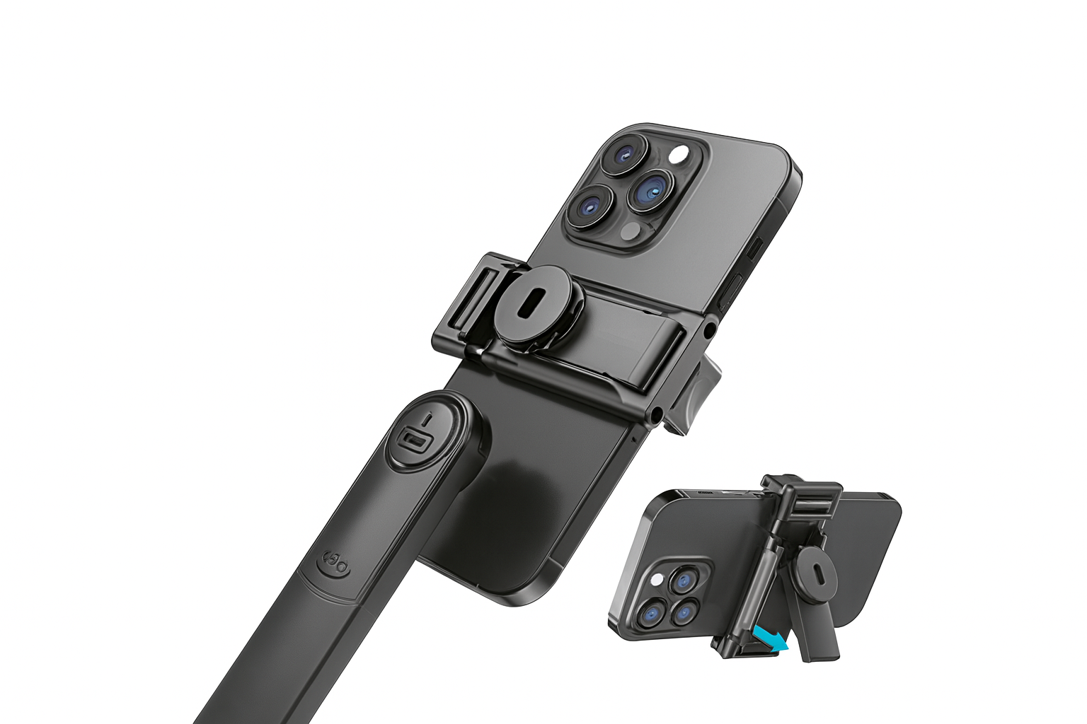 Xkin Long Selfie Quadrapod – Extendable Selfie Stick Tripod with Wireless Remote