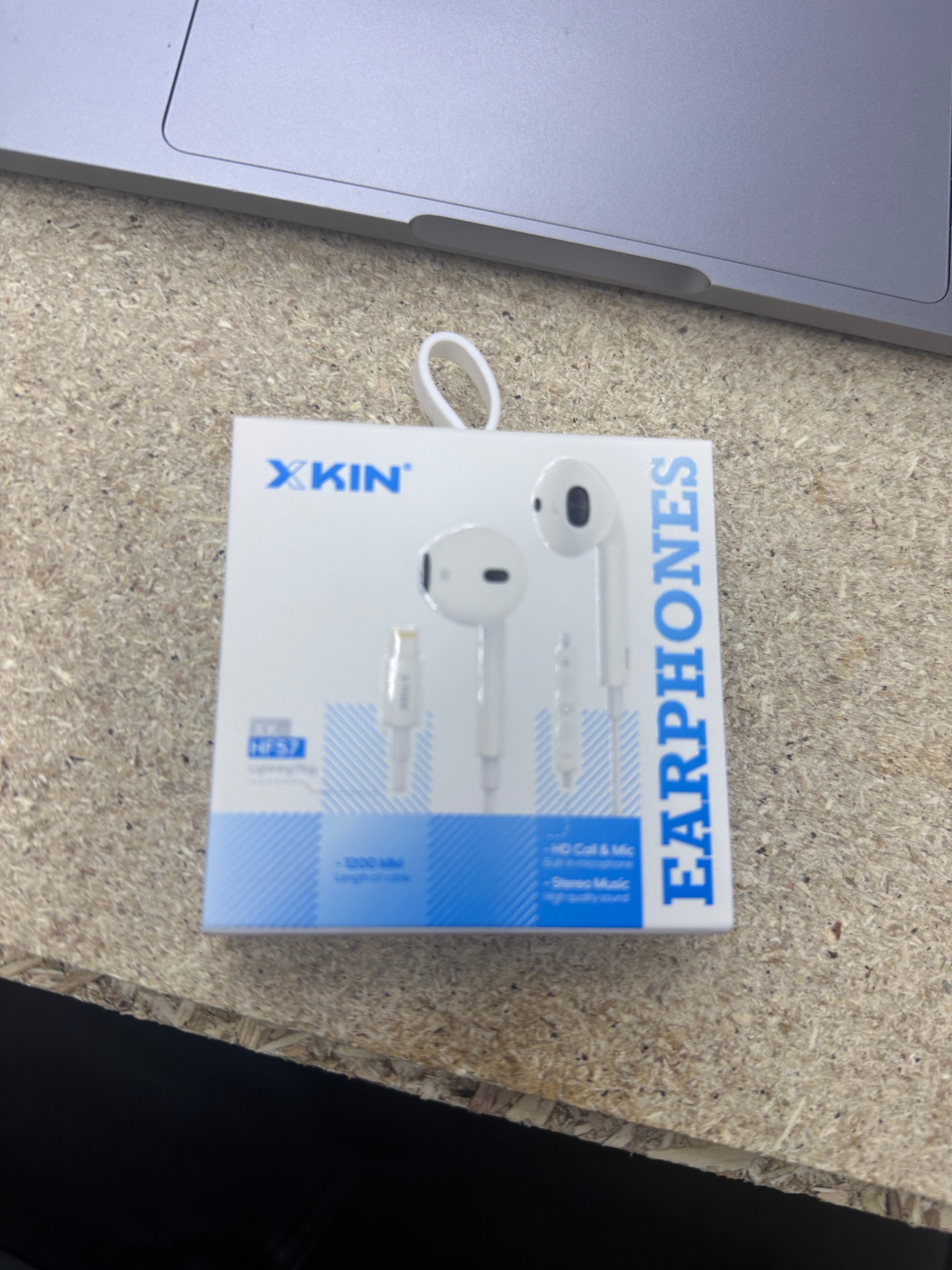 Xkin Stereo Earphones , Noise-Canceling Wired Headphones for iPhone