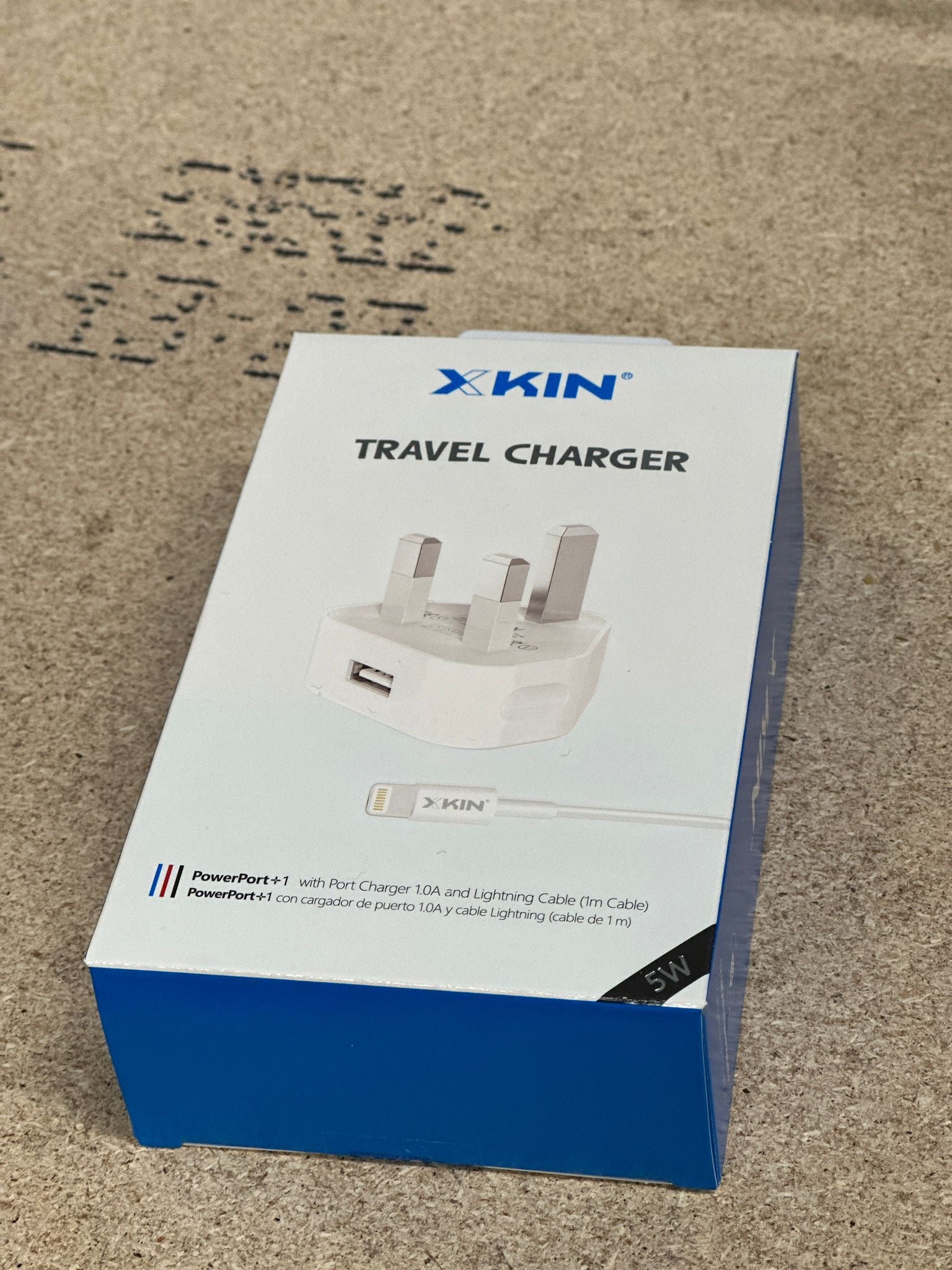 Xkin 3 PIN UK MAIN PLUG CHARGER WITH CABLE