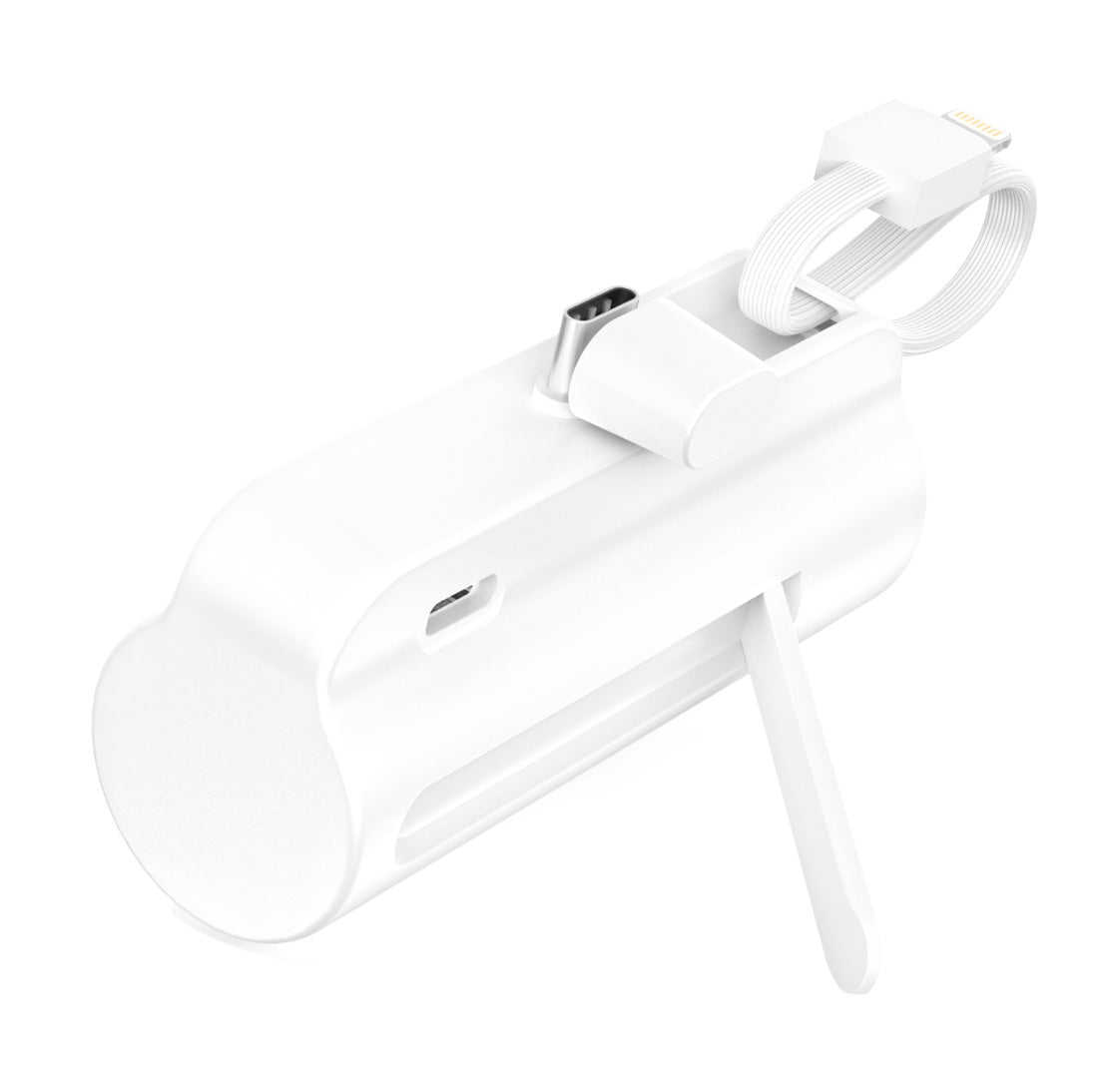 XKIN 5000mAh Super Mini Power Bank with Built-In Type-C & 8-Pin Cable