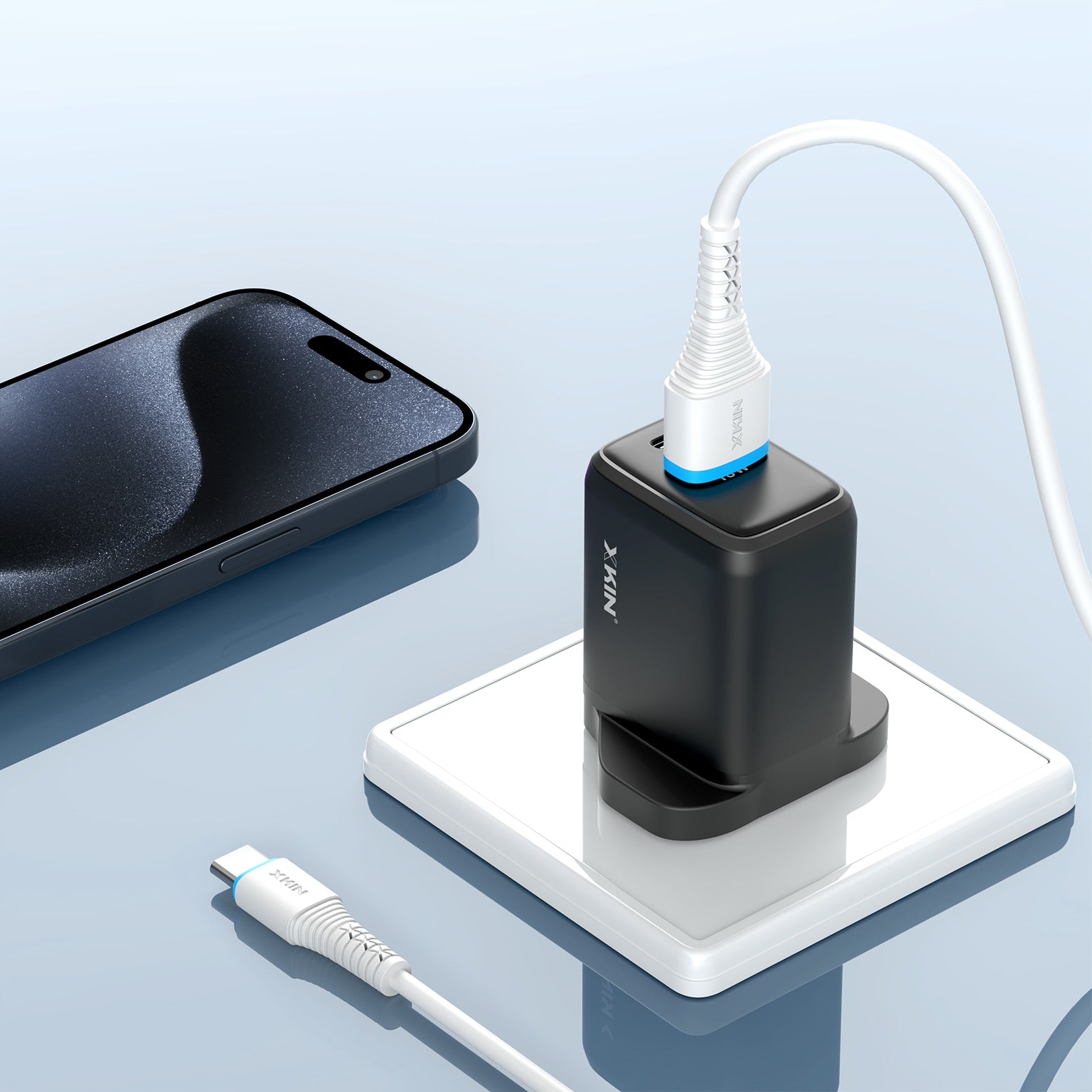 Xkin USB-A to USB-C Cable – Fast Charging & Data Sync Cord for Phones, Tablets & Laptops