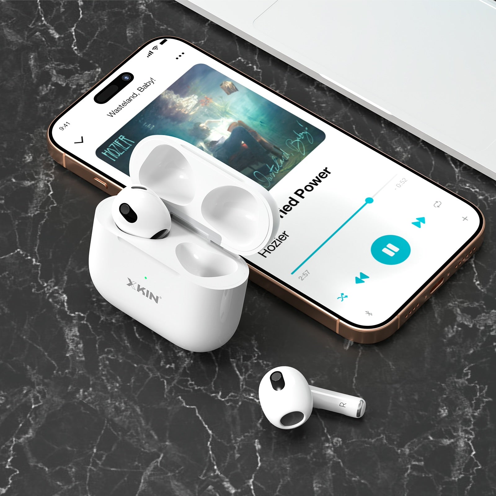 Xkin Wireless Earbuds – TWS Bluetooth 5.3 with Powerful Sound & All-Day Battery
