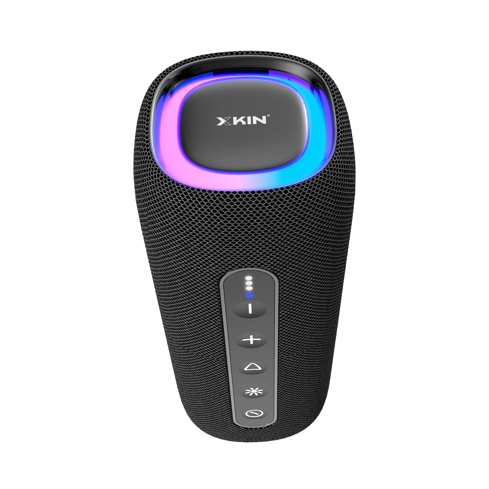 Portable Wireless Music Speaker with RGB Drivers, IPX5 Waterproof, 15H Playback