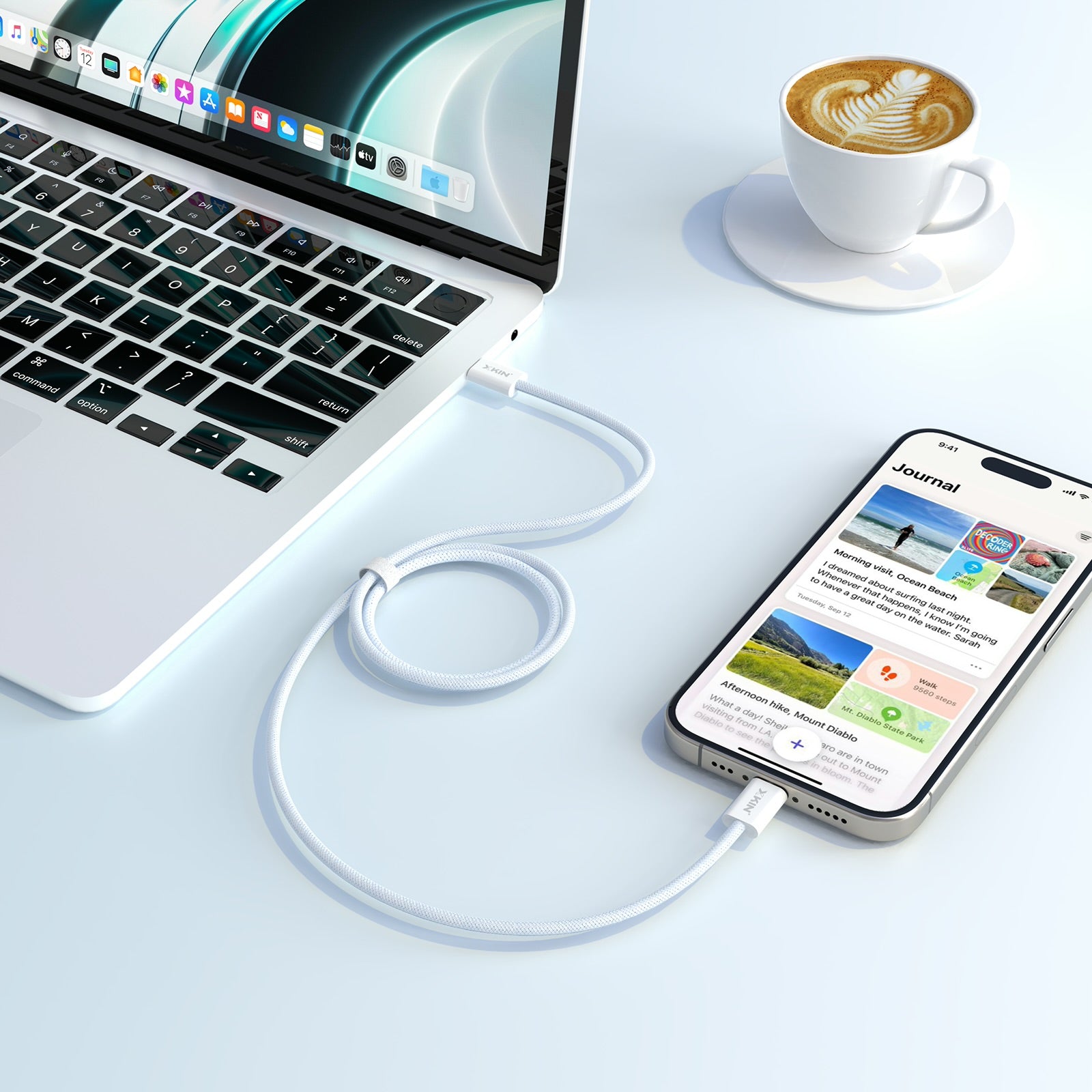 Xkin USB-C to USB-C 60W Cable – Fast Charging & High-Speed Data Sync Durable Cord
