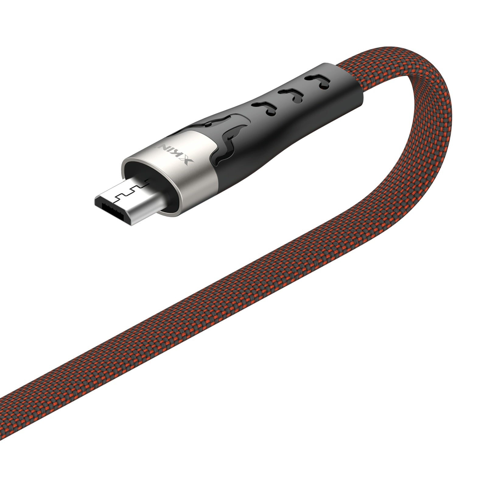 Xkin USB to Micro USB Braided Cable – Fast Charging & Data Sync Durable Cord