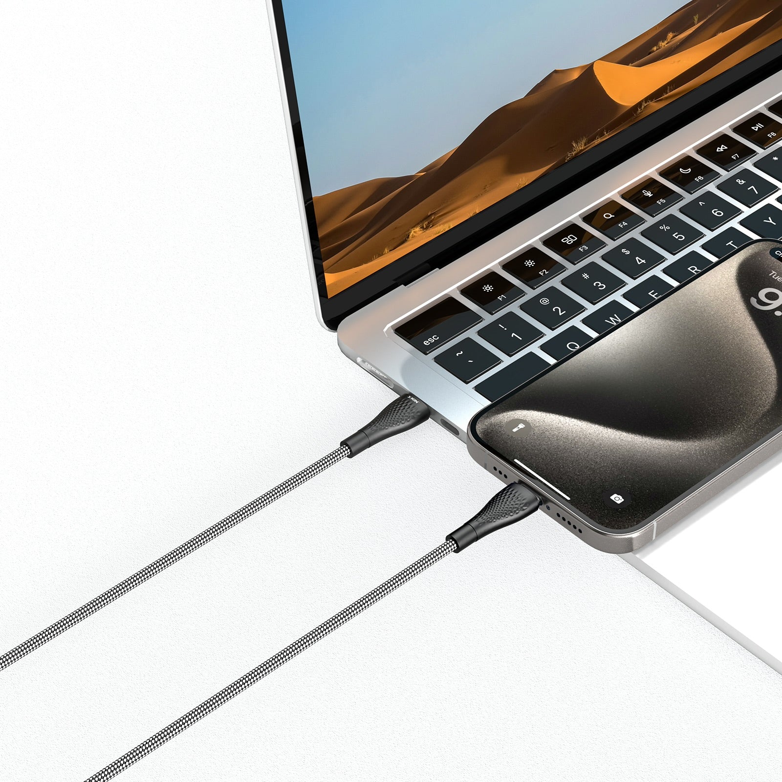Xkin USB-C to USB-C Cable – Fast Charging & Data Sync Cord for Phones, Tablets & Laptops