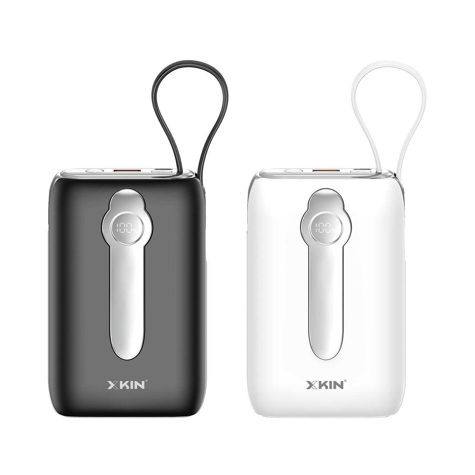 Xkin 20000mAh Power Bank with Built-in Cables | Fast Charging