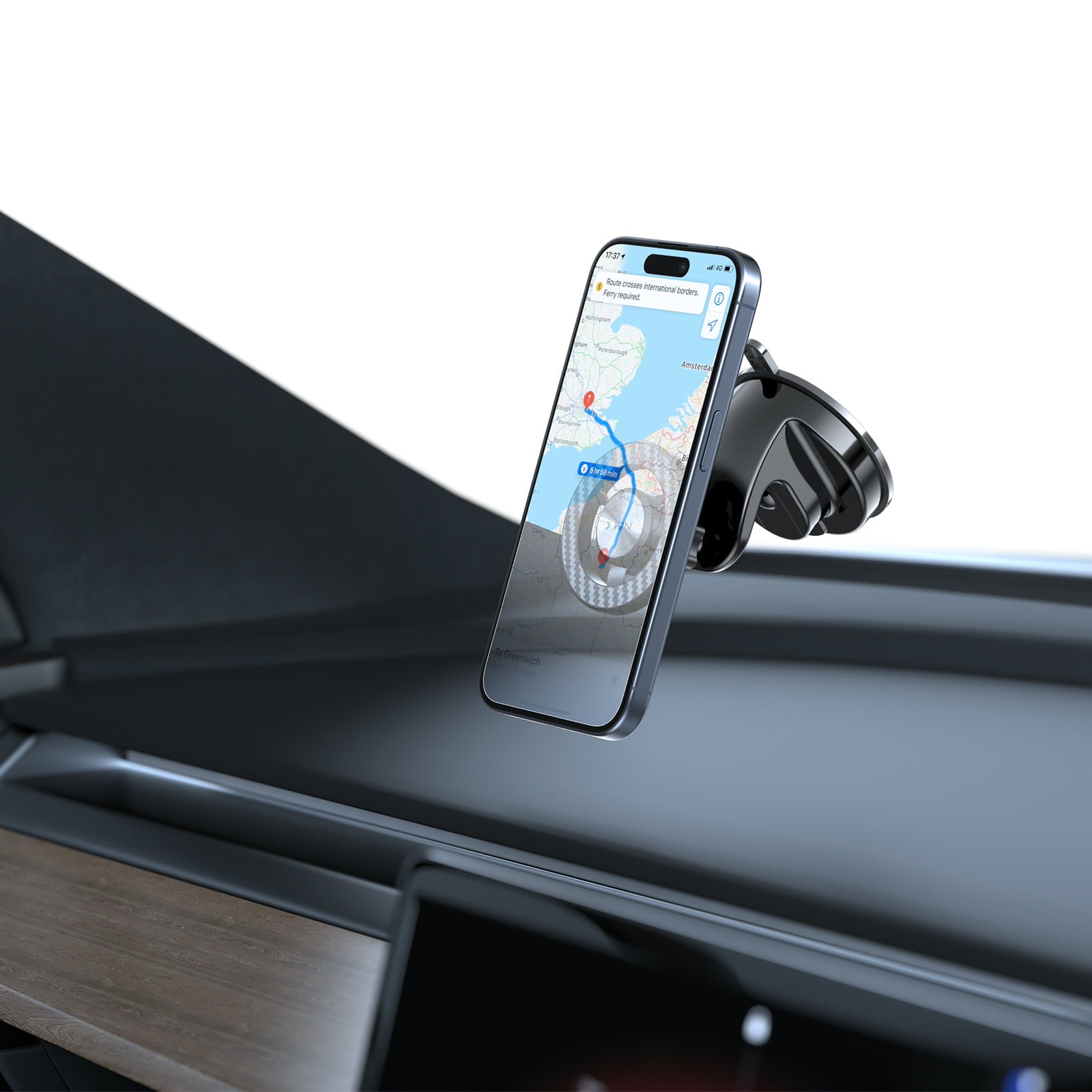 Xkin Magnetic Car Phone Holder – Windshield & Dashboard Mount