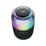 Portable Wireless Speaker with LED Lights, 12H Playback, IPX5 Waterproof