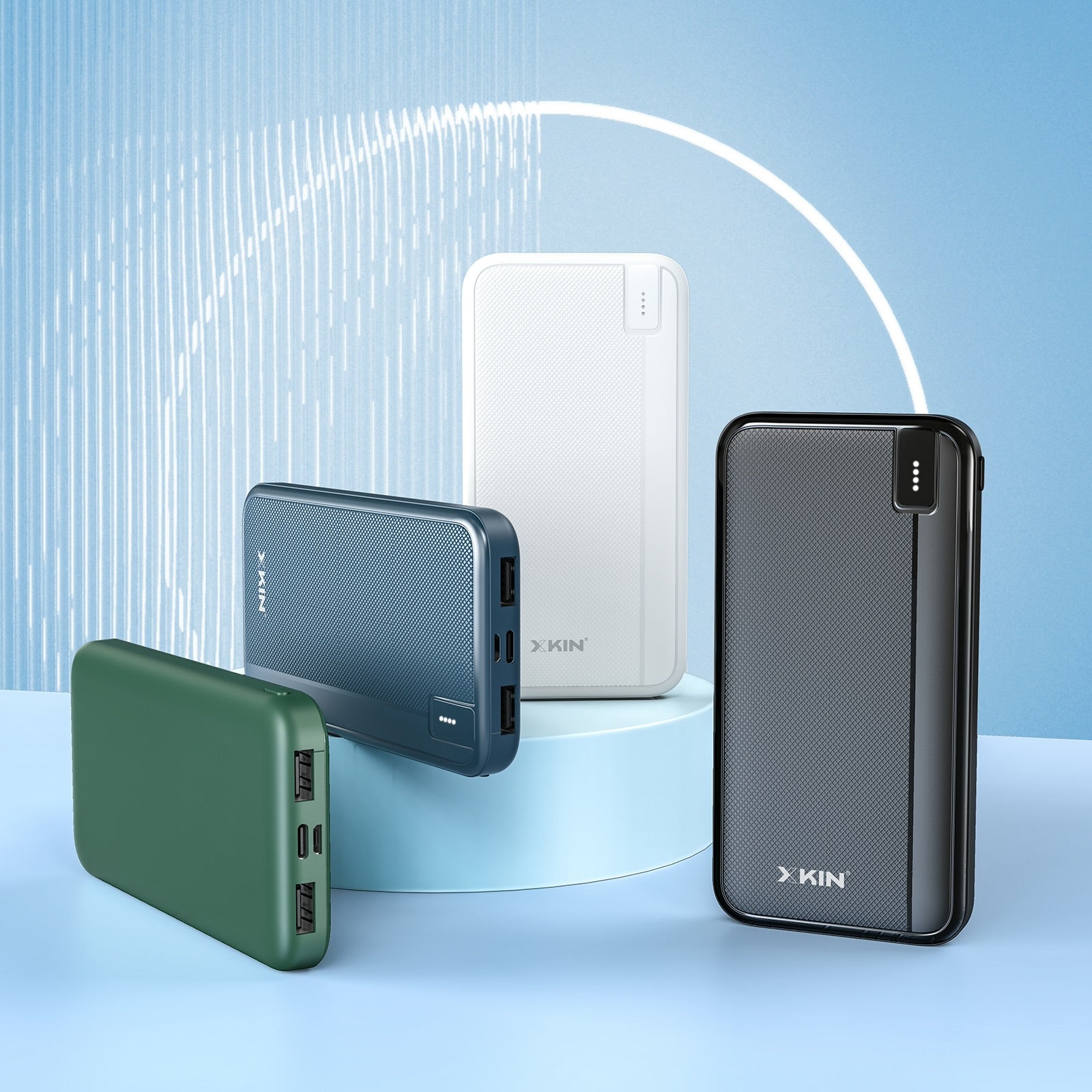 Xkin 5000mAh Slim Power Bank – Ultra-Portable Pocket Charger