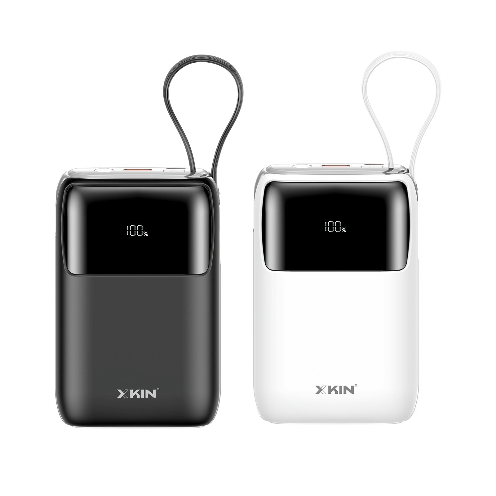 Xkin Ultra Fast 20000mAh Power Bank | Built-in Cables