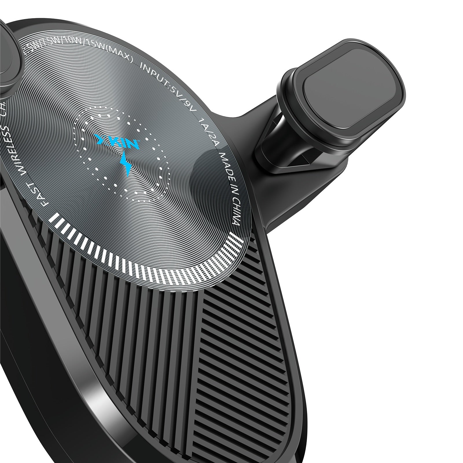 Xkin Car Phone Holder with Wireless Charging – Air Vent Mount, 15W Fast Charge & Auto-Lock Grip