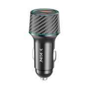 Xkin 48W Dual Port Car Charger – Fast Charging USB-C PD + QC3.0 Adapter