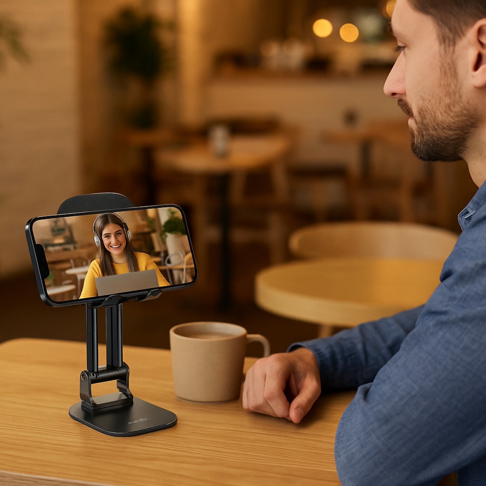 Xkin Desk Phone Holder – Adjustable Stand for Smartphones & Tablets