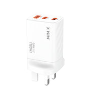 Xkin 120W Power Adapter – Triple Port Fast Charger (USB-A 18W + USB-C 20W + USB-C 65W/120W PD)
