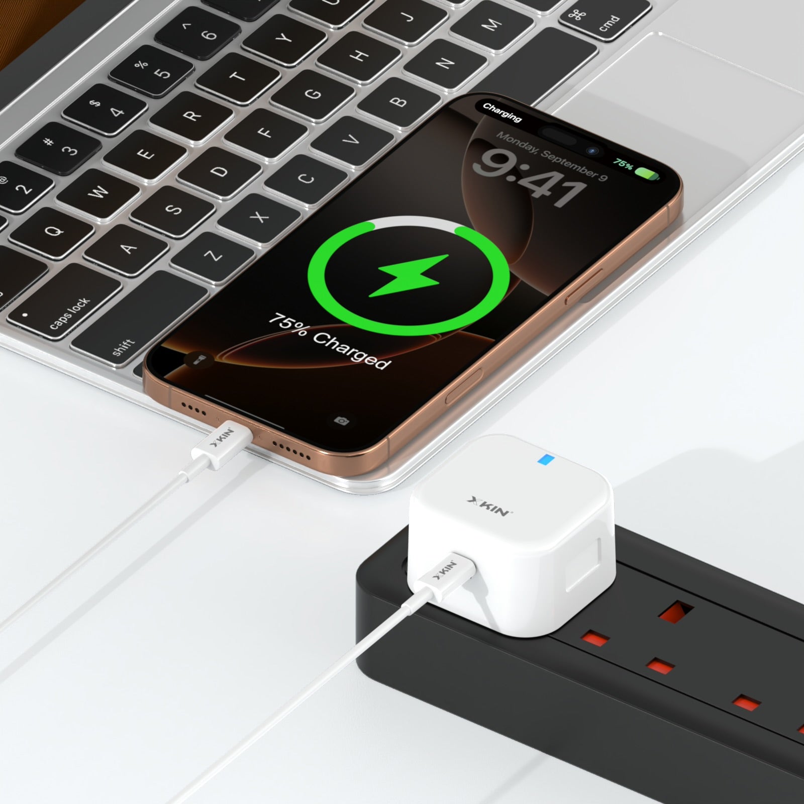 Xkin 20W USB-C Power Adapter – Fast PD Wall Charger for Smartphones & Tablets