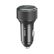 Xkin 68W Triple Port Car Charger – Dual USB-C PD + USB-A QC Fast Charging Adapter