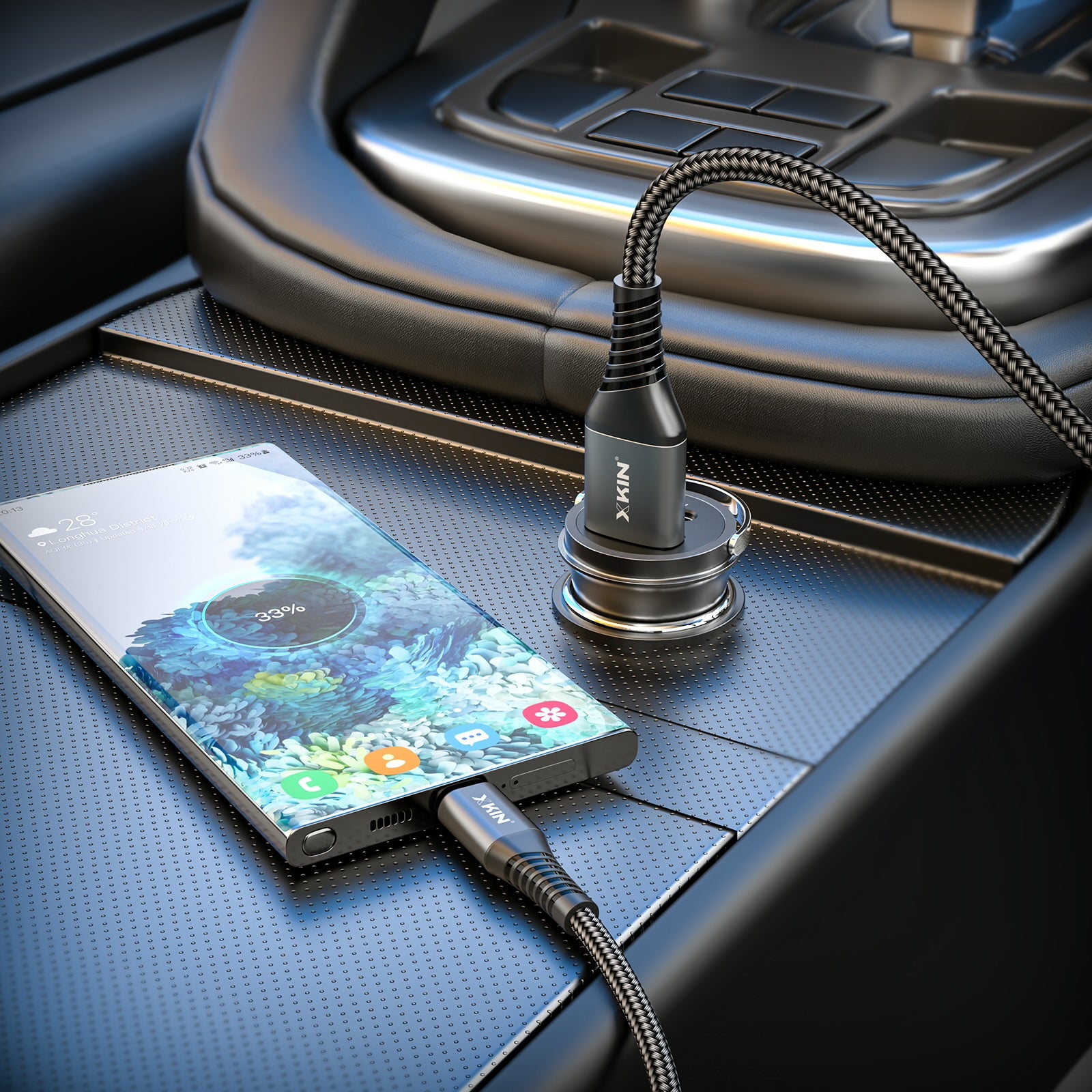 Xkin USB to Micro USB Cable – Fast Charging & Data Sync Cord for Android Devices
